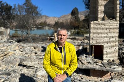He left his LA-area home to cover the wildfires. But the flames were barreling toward his front door