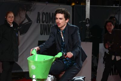 Timothee Chalamet hit with parking fine after riding e-bike to Bob Dylan biopic premiere