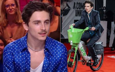 Timothee Chalamet fined £65 for Lime bike stunt at London premiere