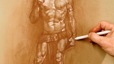 How to draw a male figure