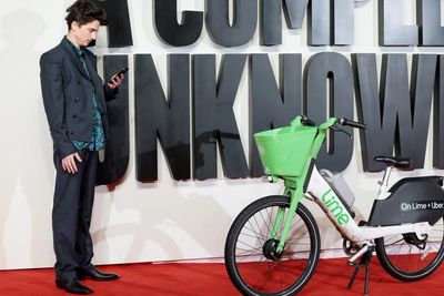 Timothée Chalamet claims he was fined £65 for parking Lime bike at A Complete Unknown premiere
