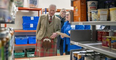 'The cheek of him': People of Alloa react to King Charles visit to food bank