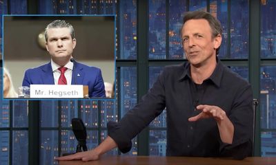 Seth Meyers on Pete Hegseth’s confirmation hearing: ‘A test to see how loyal Republicans will be’