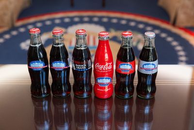 Coca-Cola CEO gifted Trump a special-edition bottle of Diet Coke for his inauguration