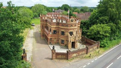 Medieval-style self-built commuter 'castle' in Crawley to go to auction for £1 million