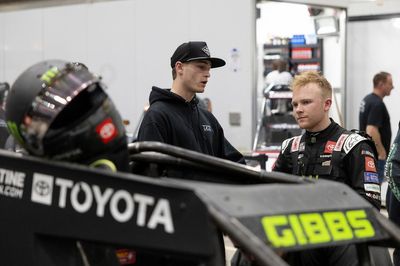 Ty Gibbs is getting his hands dirty in his first Chili Bowl start