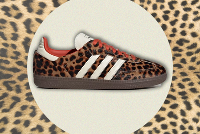 These leopard print Adidas samba trainers are bound to sell out