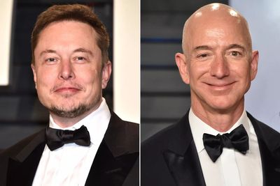 Elon Musk Posts Series of 'Step Brothers' Clips to Dismiss Jeff Bezos Rivalry Rumors as Amazon Founder's Successful Rocket Launch Challenges SpaceX