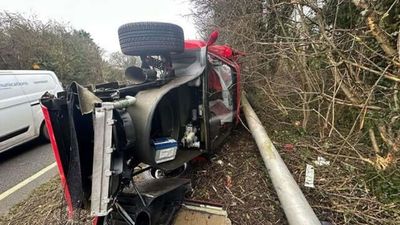 Watch: Ferrari F40 Crashes, Causing Millions in Damage