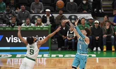 LaMelo Ball Leads The NBA In One-Legged Three Pointers