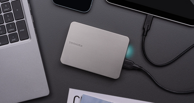 Toshiba launched two new portable hard drives, but I think they've got something really, really wrong