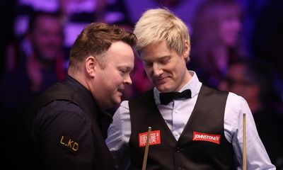 ‘What an idiot’: Shaun Murphy fails to land 147 in Masters win over Robertson