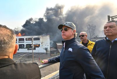 ‘Do the right thing’: Gavin Newsom and Mike Johnson trade jabs over California wildfire aid