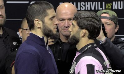 UFC 311 video: Islam Makhachev, Arman Tsarukyan keep press conference faceoff respectful