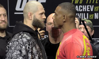 UFC 311 full pre-fight press conference faceoffs: Two title fights, Hill vs. Prochazka, more