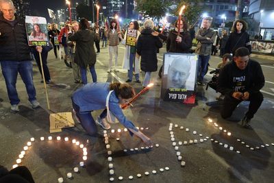 Protesters block main Tel Aviv road urging Israeli government to secure hostage deal