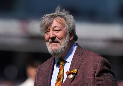 Stephen Fry celebrates 10th wedding anniversary with husband with first photo together in six years