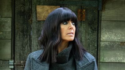 Claudia Winkleman's gothic black lace dress and chunky knitted jumper on The Traitors is her most striking look yet