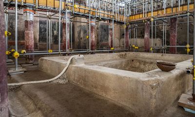 Pompeii excavation unearths private spa for wooing wealthy guests