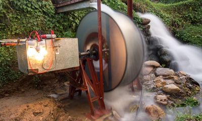 How climate-friendly waterwheels are coming around again