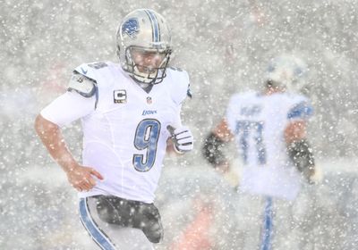 Matthew Stafford once played in an epic snow game against the Eagles