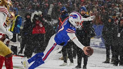 Josh Allen's Wild Touchdown Recreated in Epic Snow Sculpture Before Bills-Ravens Game