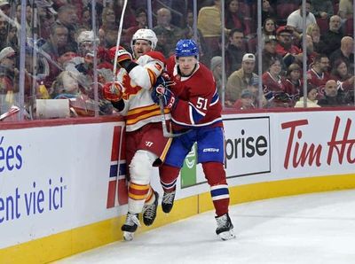 Canadiens left winger Emil Heineman hit by a car in Utah