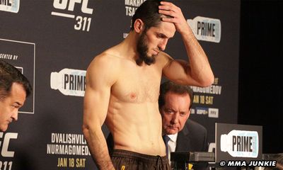 UFC 311 official weigh-in video highlights, photo gallery