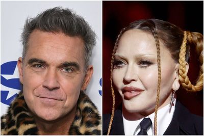 Robbie Williams apologises after making ‘age crack’ comments on Madonna