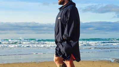 Finisterre Tego changing robe: A lightweight robe that's packable enough for swim-hikes