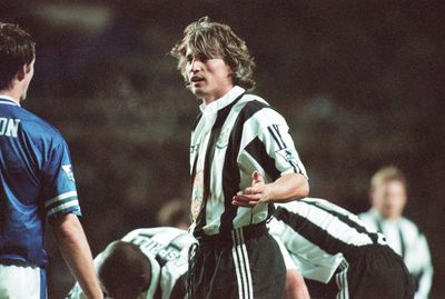 ‘I definitely questioned my sexuality when David Ginola joined Newcastle. He was gorgeous. He could have worn a black bin liner and looked stunning’: Former Magpies defender recounts first meeting dazzling Frenchman in 1995