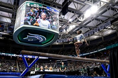 Best photos from MSU Gymnastics’ dual meet win over rival Michigan