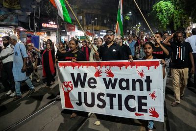 Indian police volunteer convicted of rape, murder of a trainee doctor that led to protests