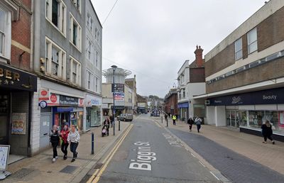 ‘Brave’ public detain woman, 47, in kitchen knife attack on Dover street