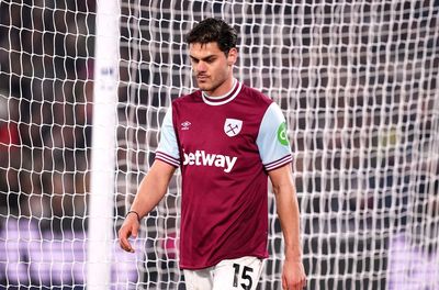 West Ham player ratings vs Crystal Palace: Konstantinos Mavropanos sees red but Lucas Paqueta unfortunate