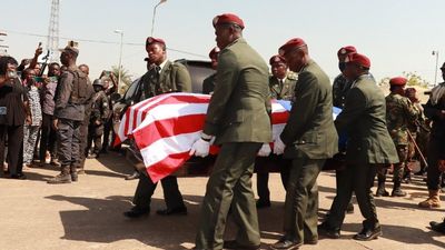 Funeral of former Liberian warlord Prince Johnson reopens wounds of civil war