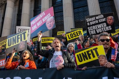 People’s March in Washington DC: Anti-Trump protesters rally for national issues before inauguration