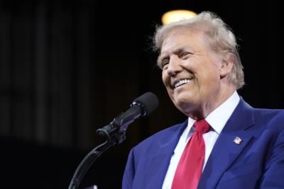 Protesters Gather At Lincoln Memorial To Oppose Trump Policies