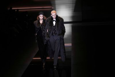 Emporio Armani collection seduces with textures, softness at Milan Fashion Week