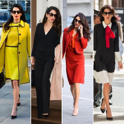 Amal Clooney’s archive outfits are on my workwear 2025 mood board