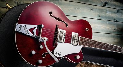 “A less idiosyncratic, more intuitive but still distinctly handsome machine. It plays and feels like a much more modern proposition”: Gretsch Professional Series Hollow Body Tennessean review