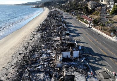 ‘What is the long-term plan?’: LA housekeepers, construction workers and gardeners see jobs go up in flames