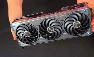 The Asus RX 9070 XT TUF Gaming has allegedly been unboxed, suggesting ready stock at retailers