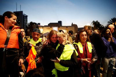 Israeli hostage families’ shed tears as ceasefire reunion nears