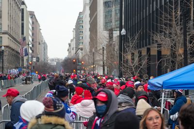 Line of Thousands of Trump Supporters Wraps Around Blocks to Attend President-Elect's 'Victory Rally' Ahead of Inauguration