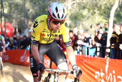 Wout van Aert says recent road training camp 'no excuse' for finishing fourth at Benidorm World Cup