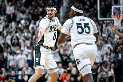 Watch MSU Basketball’s locker room following thrilling victory over Illinois