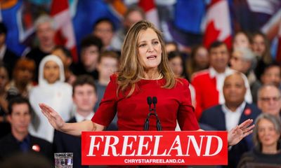 Chrystia Freeland warns of Trump’s ‘existential risk’ to Canada in campaign launch