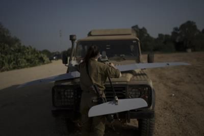 Israeli Drones Drop Tear Gas On Crowds Near Ofer Prison