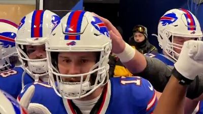 Mics Caught Josh Allen’s Awesome Pregame Message to Bills Before Ravens Showdown